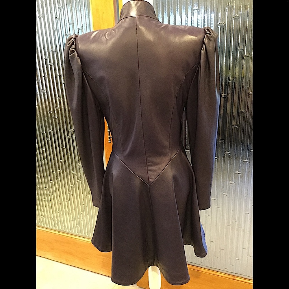 80’s Michael Hoban for North Beach Leather Dress - Picture 2 of 8